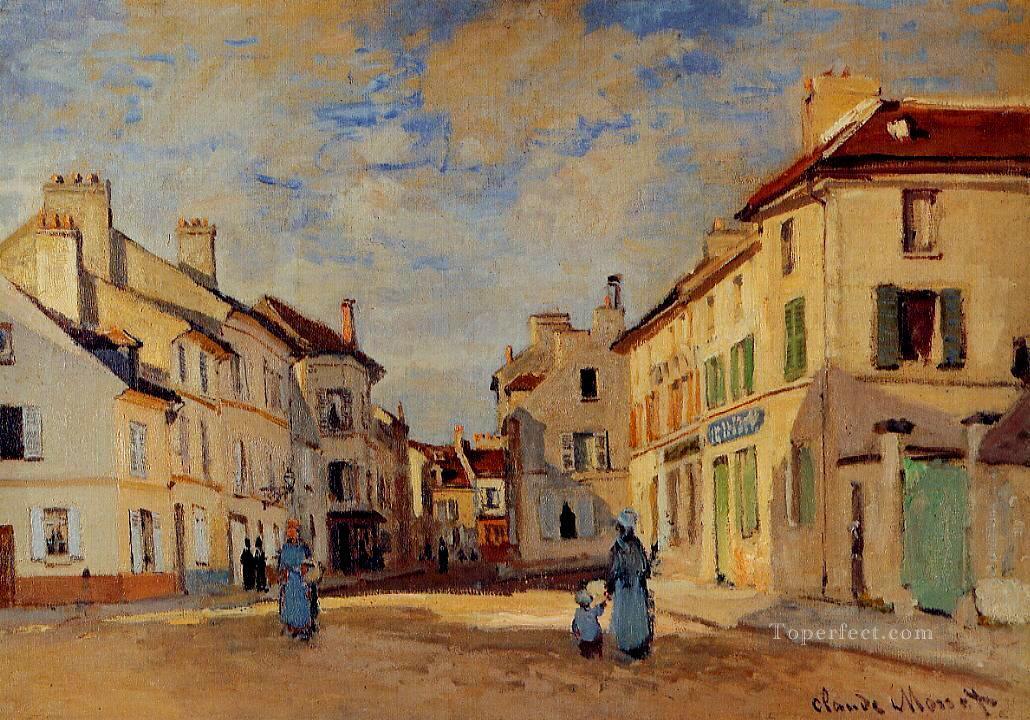アルジャントゥイユ 2 世クロード モネの旧街ショセ油絵